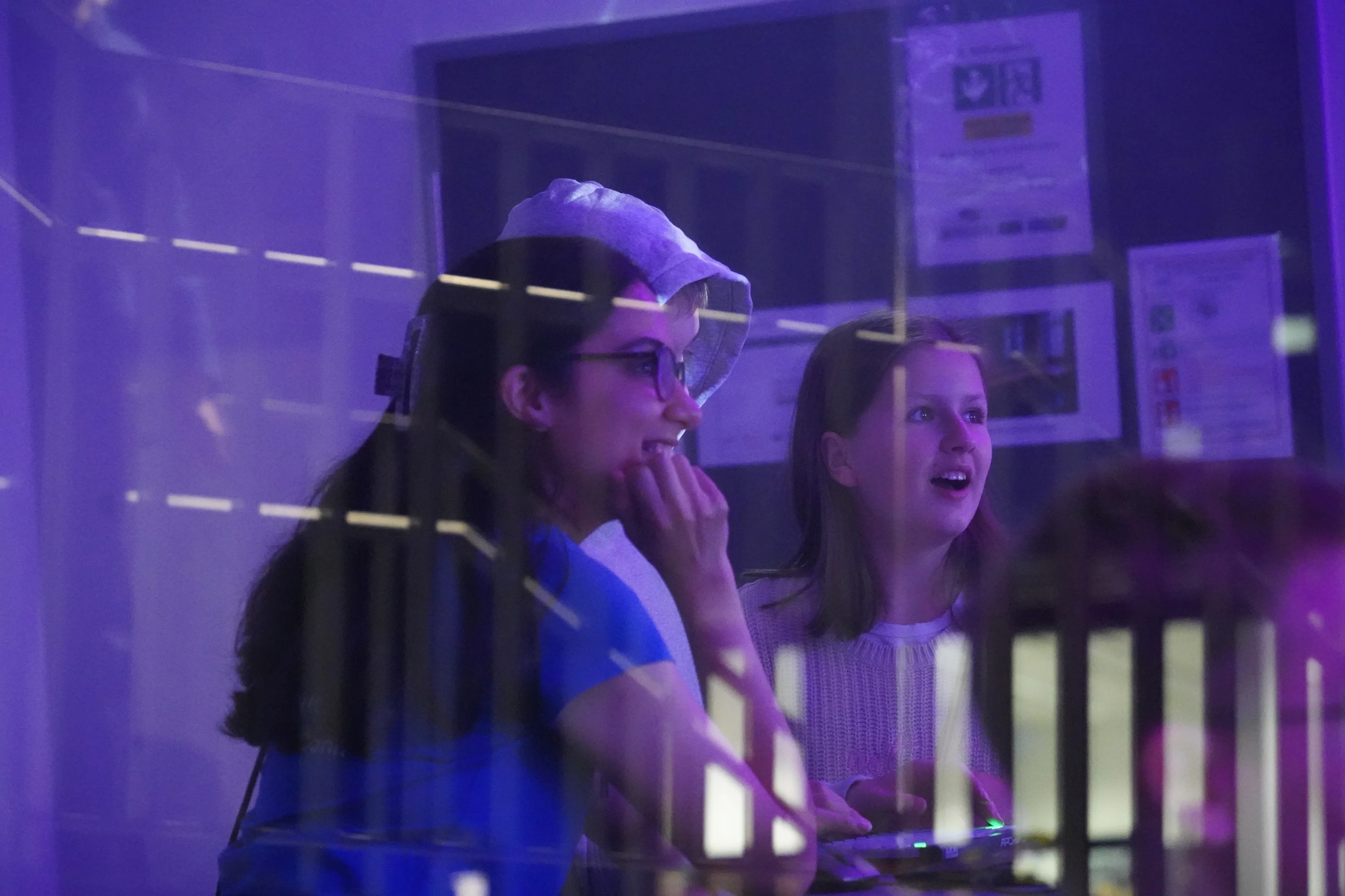 ....oder sich selbst als Laser-Jockey betätigen.