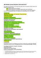 Wahlpflichtmodule Lehramt PO 2017