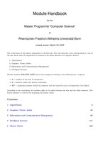 Module Handbook Master Computer Science SuSe2025