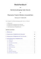 Modulhandbuch Bachelor Cyber Security WiSe 2023/2024