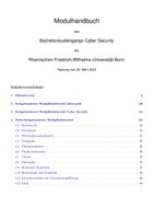 Modulhandbuch Bachelor Cyber Security SoSe2025