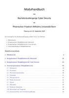 Modulhandbuch Bachelor Cyber Security WiSe 2024/2025