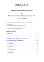 Modulhandbuch Bachelor Cyber Security SoSe 2021