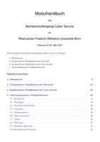 Modulhandbuch Bachelor Cyber Security SoSe 2024