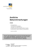 Prüfungsordnung Bachelor 2022