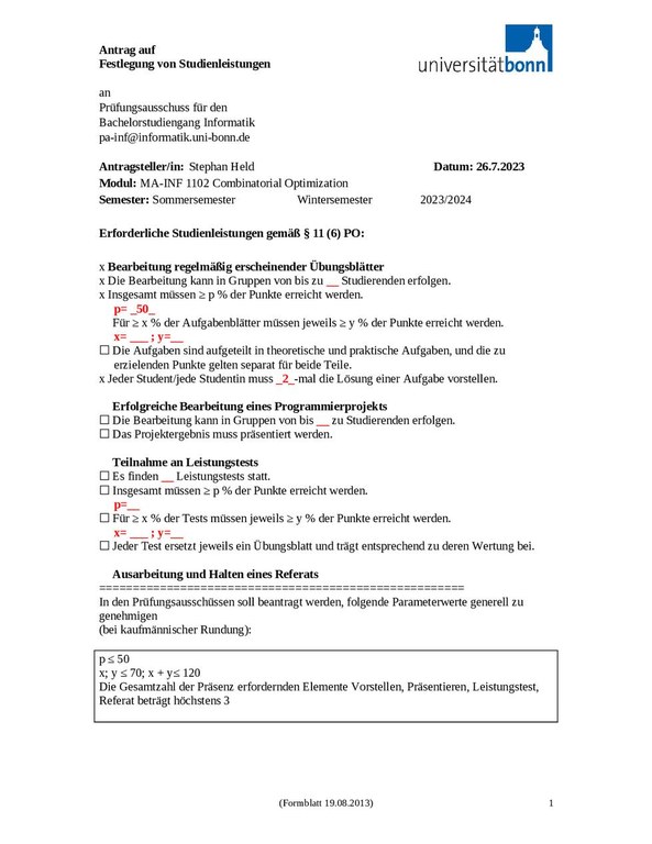 Studienleistungen Master WiSe 2023/2024