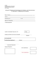 thesis deadline extension