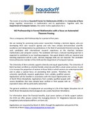 02. W2 Professorship in Formal Mathematics with a focus on Automated Theorem Proving.pdf
