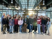 A total of 18 female students visited Deutsche Welle on Dies Academicus