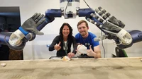 Puzzling in Pompeii - Maren Bennewitz and Nils Dengler taught the robot how to do puzzles.